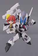 Macross Delta Bandai TINY SESSION VF-31F Siegfried (Messer Ihlefeld Fighter) with Kaname Buccaneer(JP)