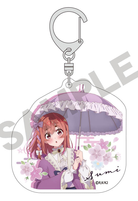 Rent-A-Girlfriend Crux Acrylic Key Chain Sakurasawa Sumi Japanese Style Lolita