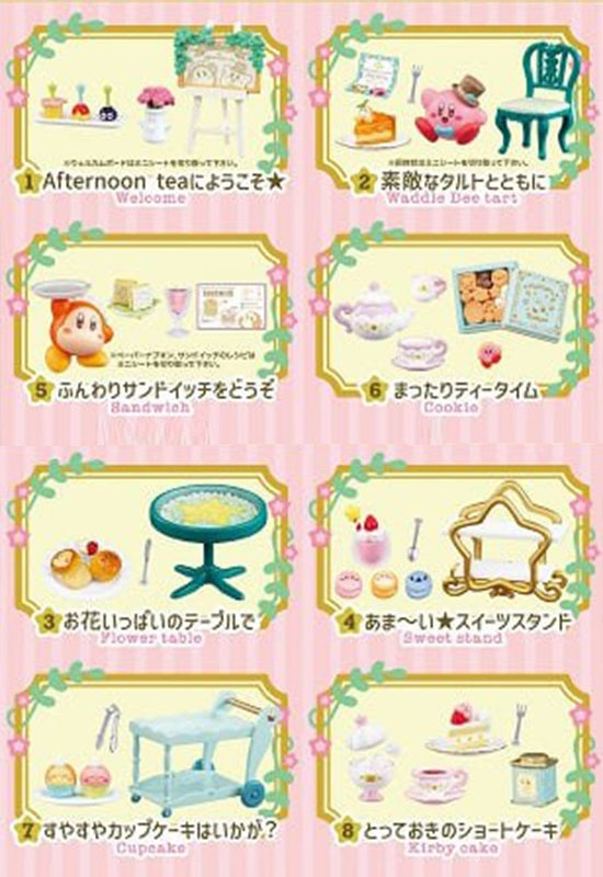 KIRBY Re-ment Afternoon Tea (1 Random Blind)