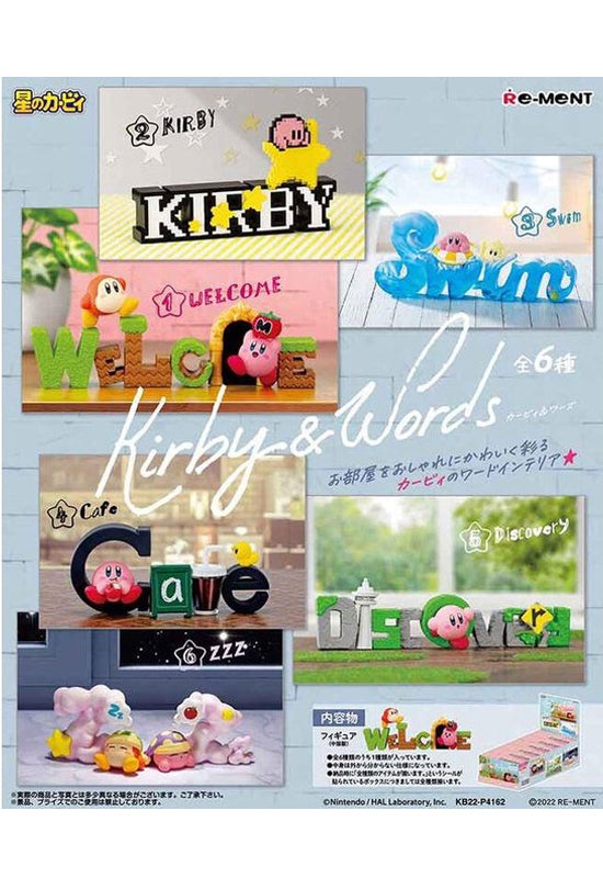 KIRBY Re-Ment Kirby & Words(Box of 6)