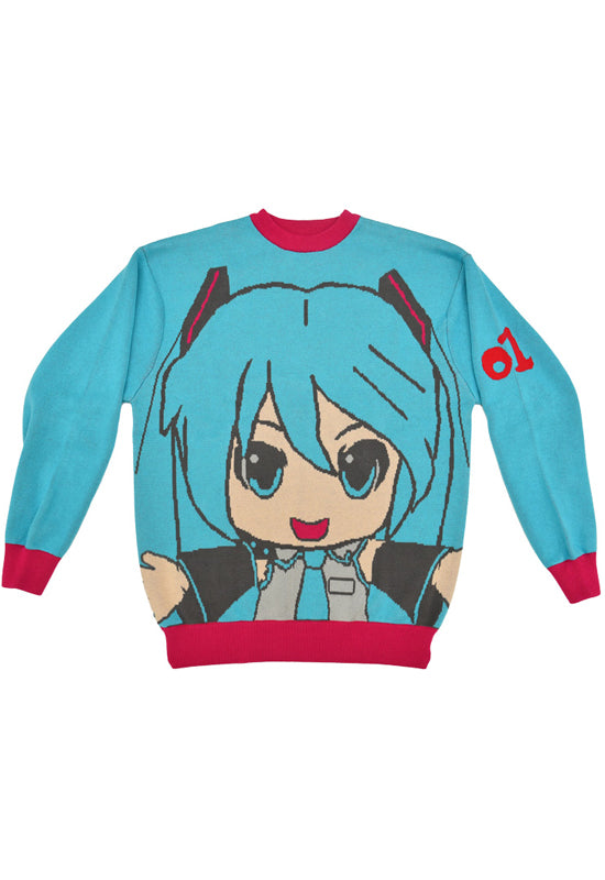 Character Vocal Series 01 Hatsune Miku Mikudayo- Knitted Sweater