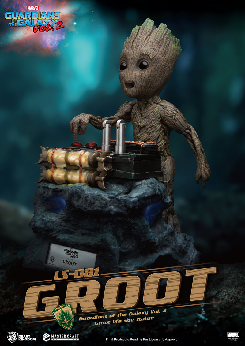 GUARDIANS OF THE GALAXY VOL. 2 Beast Kingdom GROOT LIFE SIZE STATUE