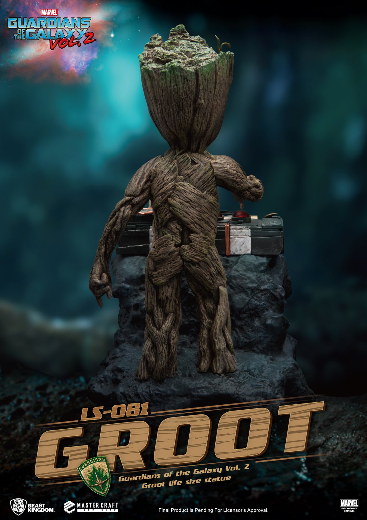 GUARDIANS OF THE GALAXY VOL. 2 Beast Kingdom GROOT LIFE SIZE STATUE