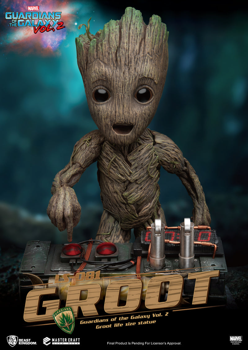 GUARDIANS OF THE GALAXY VOL. 2 Beast Kingdom GROOT LIFE SIZE STATUE