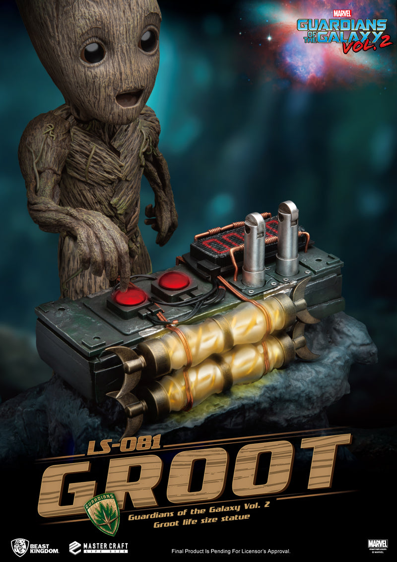 GUARDIANS OF THE GALAXY VOL. 2 Beast Kingdom GROOT LIFE SIZE STATUE