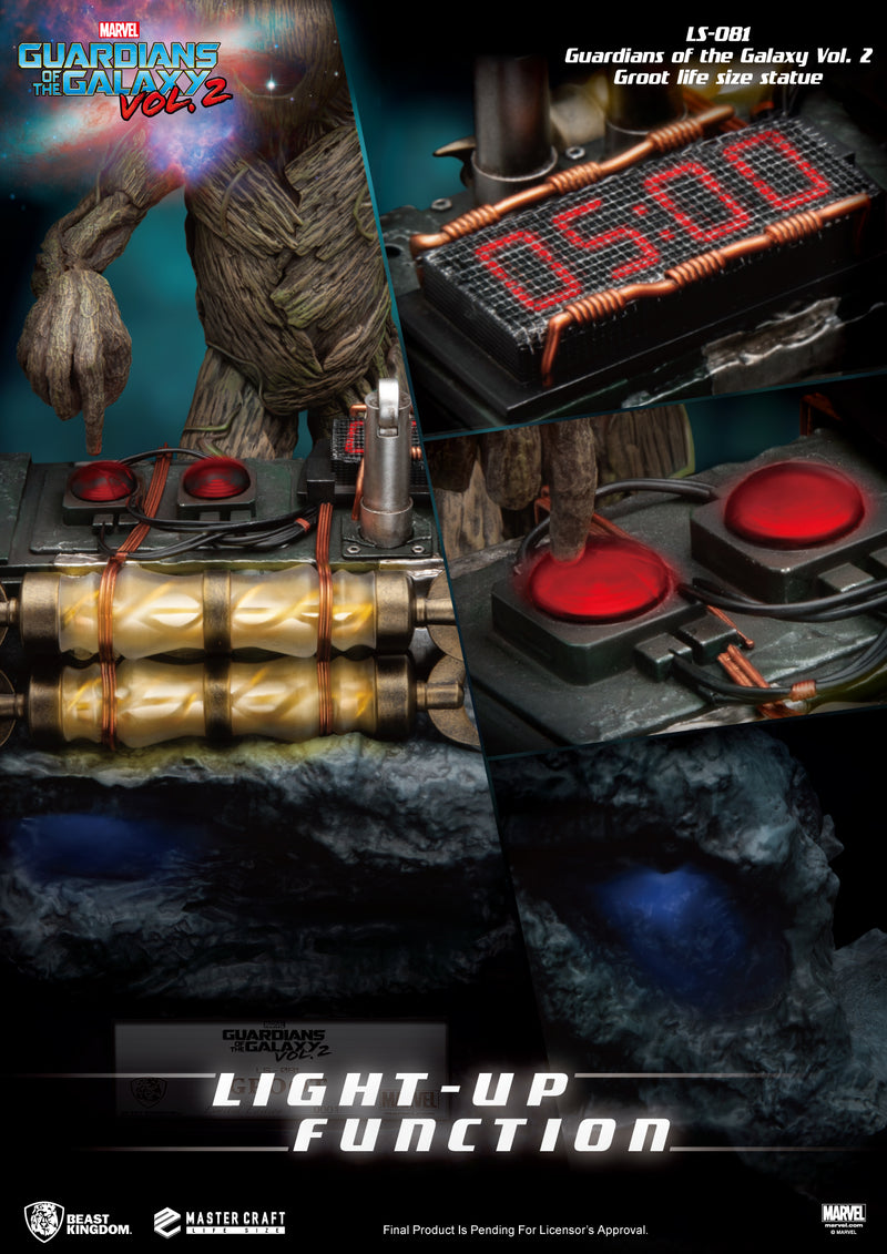 GUARDIANS OF THE GALAXY VOL. 2 Beast Kingdom GROOT LIFE SIZE STATUE