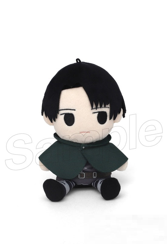 Attack on Titan Movic Kimi to Friends Mini Plush Key Chain Levi