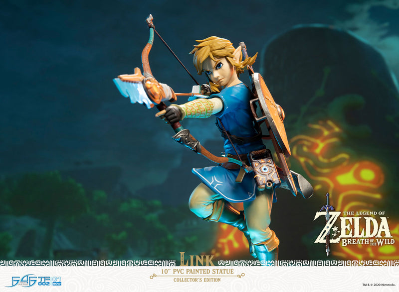 The Legend of Zelda: Breath of the Wild First 4 Figures LINK PVC STATUE COLLECTORS EDITION