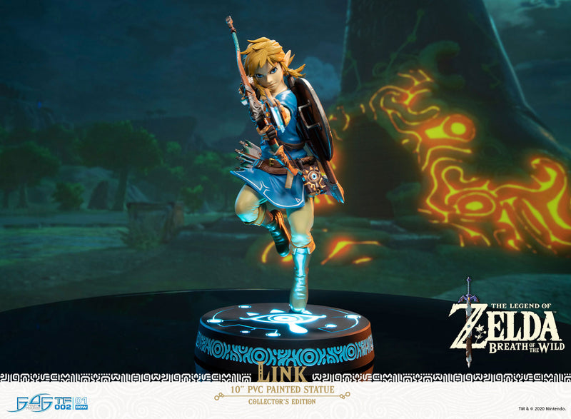 The Legend of Zelda: Breath of the Wild First 4 Figures LINK PVC STATUE COLLECTORS EDITION