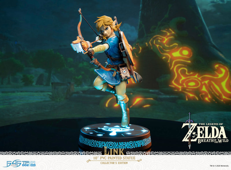 The Legend of Zelda: Breath of the Wild First 4 Figures LINK PVC STATUE COLLECTORS EDITION