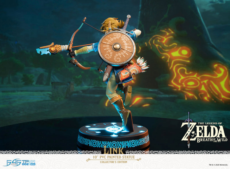 The Legend of Zelda: Breath of the Wild First 4 Figures LINK PVC STATUE COLLECTORS EDITION