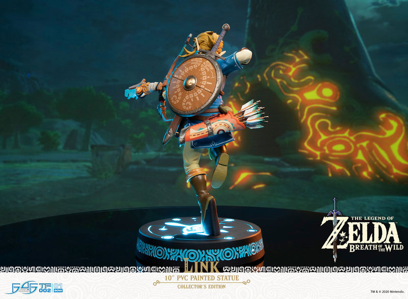 The Legend of Zelda: Breath of the Wild First 4 Figures LINK PVC STATUE COLLECTORS EDITION