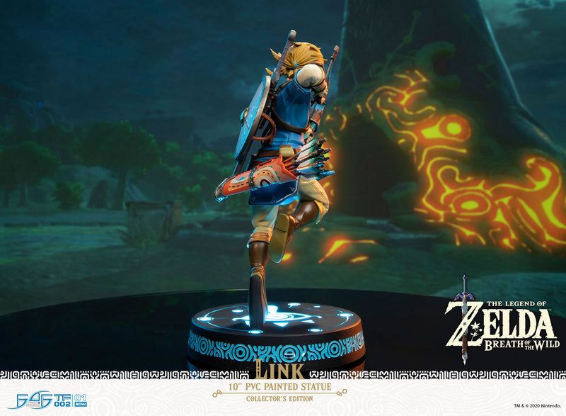 The Legend of Zelda: Breath of the Wild First 4 Figures LINK PVC STATUE COLLECTORS EDITION