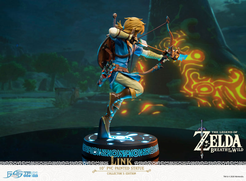 The Legend of Zelda: Breath of the Wild First 4 Figures LINK PVC STATUE COLLECTORS EDITION