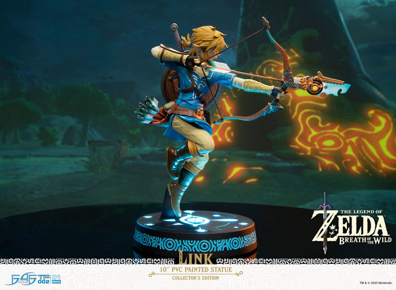 The Legend of Zelda: Breath of the Wild First 4 Figures LINK PVC STATUE COLLECTORS EDITION