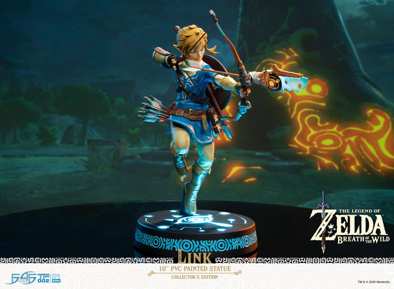 The Legend of Zelda: Breath of the Wild First 4 Figures LINK PVC STATUE COLLECTORS EDITION