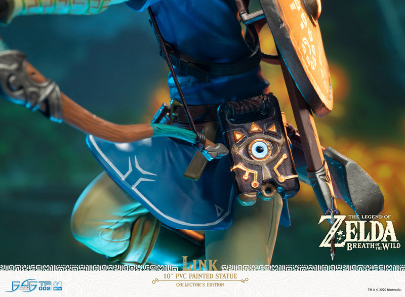 The Legend of Zelda: Breath of the Wild First 4 Figures LINK PVC STATUE COLLECTORS EDITION