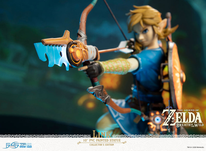 The Legend of Zelda: Breath of the Wild First 4 Figures LINK PVC STATUE COLLECTORS EDITION