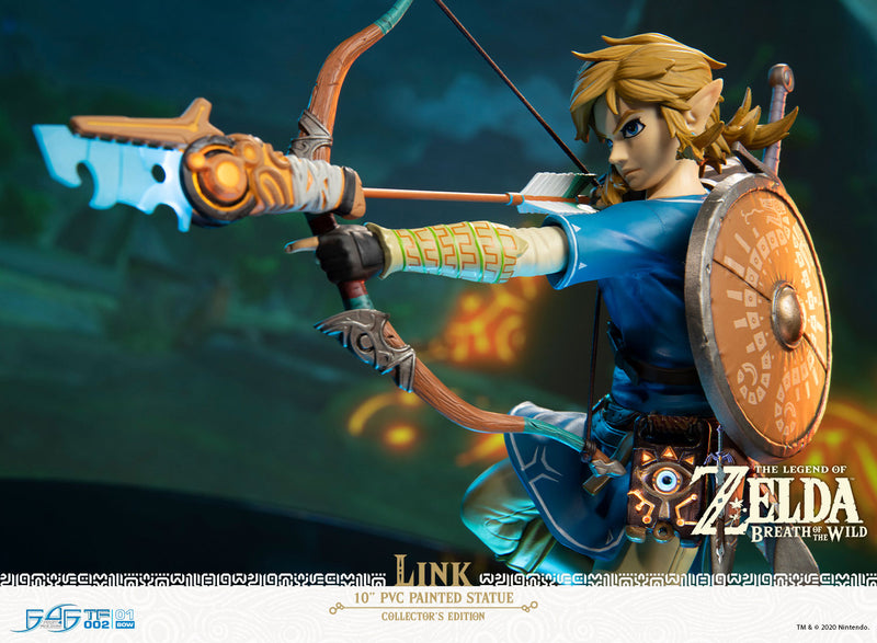 The Legend of Zelda: Breath of the Wild First 4 Figures LINK PVC STATUE COLLECTORS EDITION