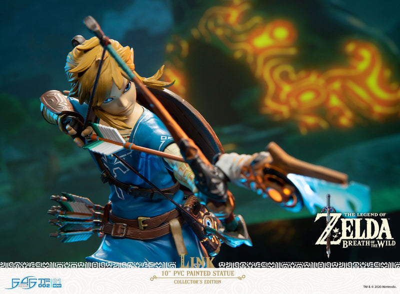 The Legend of Zelda: Breath of the Wild First 4 Figures LINK PVC STATUE COLLECTORS EDITION