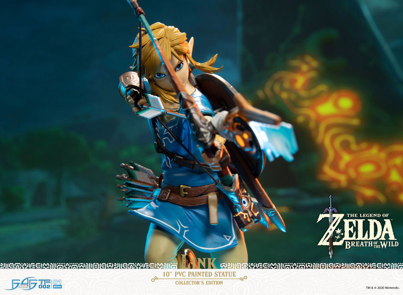 The Legend of Zelda: Breath of the Wild First 4 Figures LINK PVC STATUE COLLECTORS EDITION