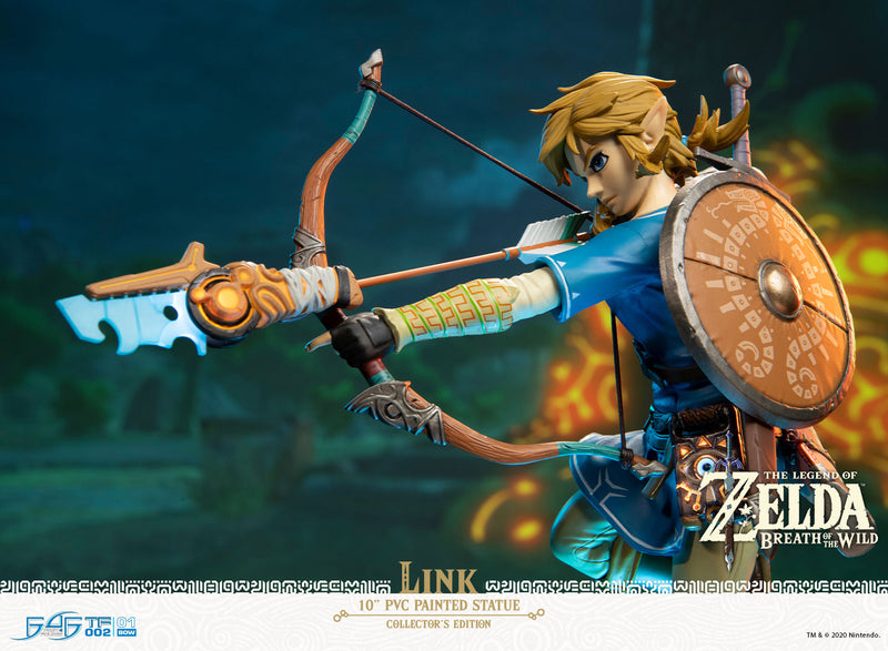 The Legend of Zelda: Breath of the Wild First 4 Figures LINK PVC STATUE COLLECTORS EDITION