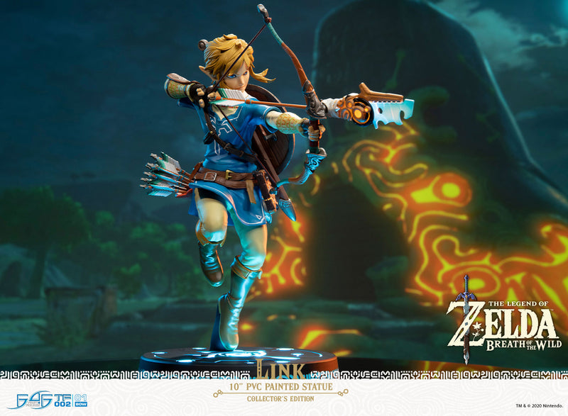 The Legend of Zelda: Breath of the Wild First 4 Figures LINK PVC STATUE COLLECTORS EDITION