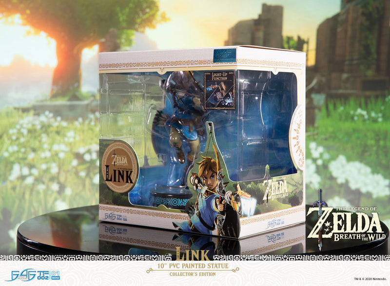 The Legend of Zelda: Breath of the Wild First 4 Figures LINK PVC STATUE COLLECTORS EDITION