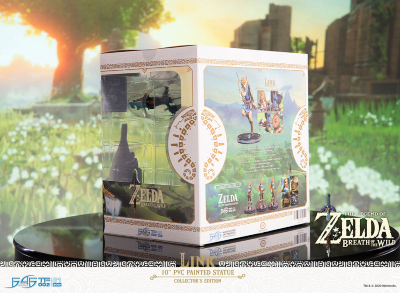 The Legend of Zelda: Breath of the Wild First 4 Figures LINK PVC STATUE COLLECTORS EDITION