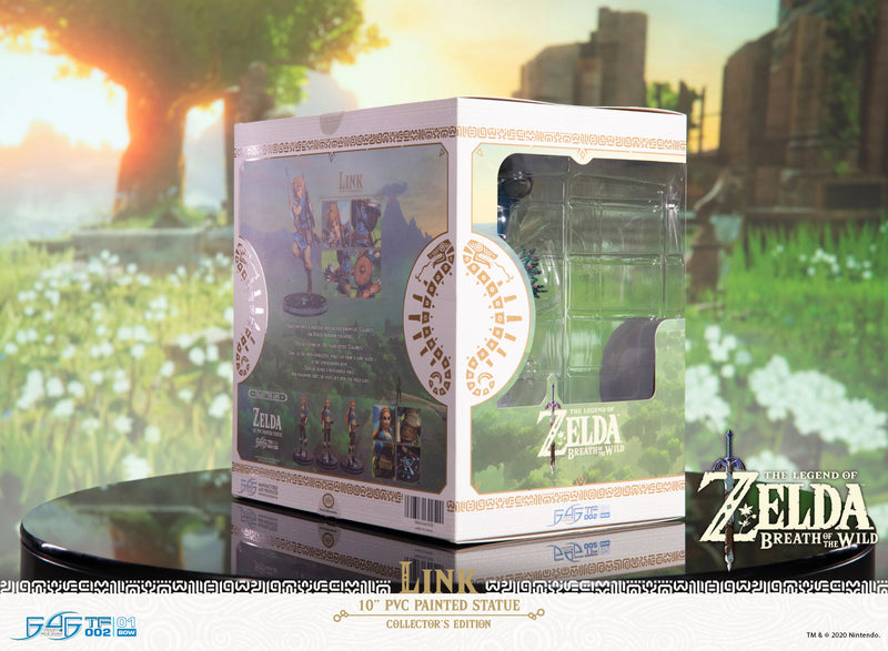 The Legend of Zelda: Breath of the Wild First 4 Figures LINK PVC STATUE COLLECTORS EDITION