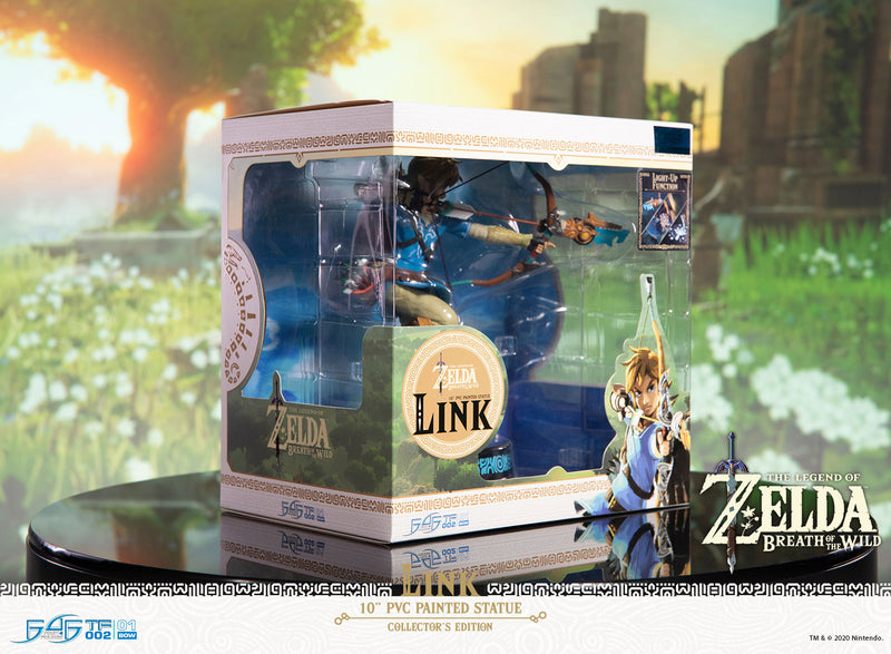 The Legend of Zelda: Breath of the Wild First 4 Figures LINK PVC STATUE COLLECTORS EDITION