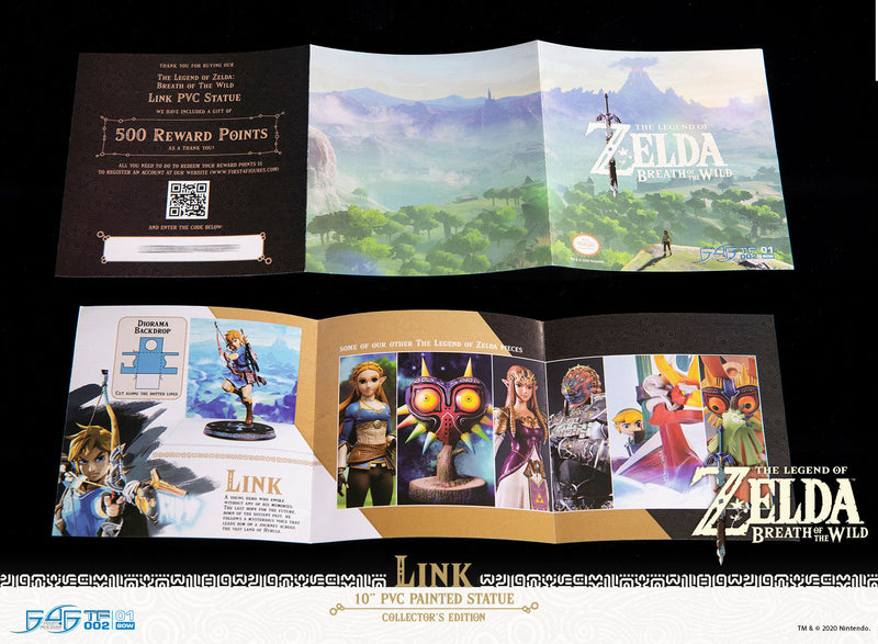 The Legend of Zelda: Breath of the Wild First 4 Figures LINK PVC STATUE COLLECTORS EDITION