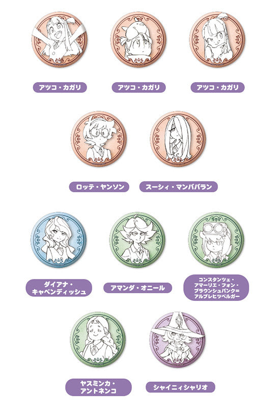 Little Witch Academia Collectible GOOD SMILE COMPANY Badges (Set of 10 Characters)