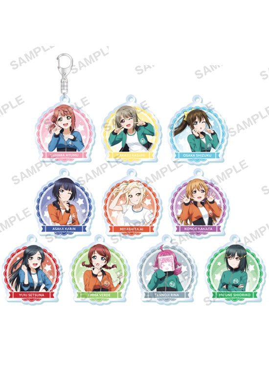 Love Live! Nijigasaki Academy School Idol Club Bushiroad Creative Trading Acrylic Key Chain (1 Random)