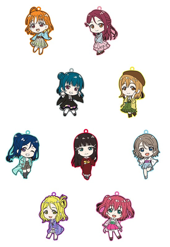 Love Live! Sunshine!! Movic Rubber Strap Collection Love Live! Sunshine!!(1 Random)