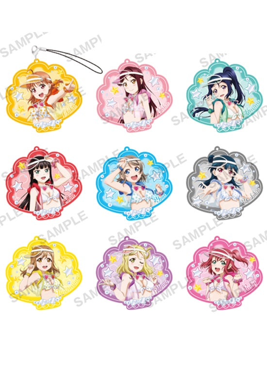 Love Live! Sunshine!! Bushiroad Creative Trading Lame Acrylic Strap Vol. 3 Aqours(1 Random)