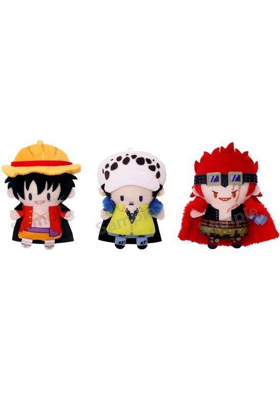 One Piece Movic Finger Mascot Puppela Set Monkey D. Luffy & Trafalgar Law & Eustass Kid (Raid on Onigashima Ver.) (Plush)