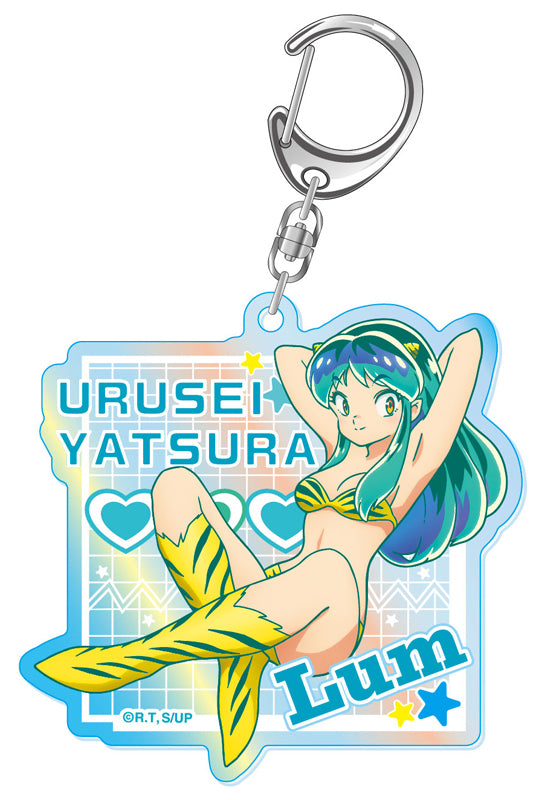 Urusei Yatsura Twinkle Aurora Acrylic Key Chain Lum B Square