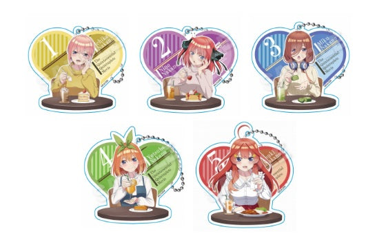 The Quintessential Quintuplets Movie Stella Notes Acrylic Key Chain Nakano Yotsuba Lunch Date Ver.
