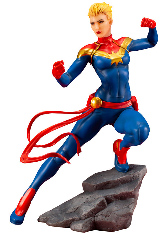 MARVEL COMICS AVENGERS SERIES Kotobukiya CAPTAIN MARVEL ARTFX+ STATUE