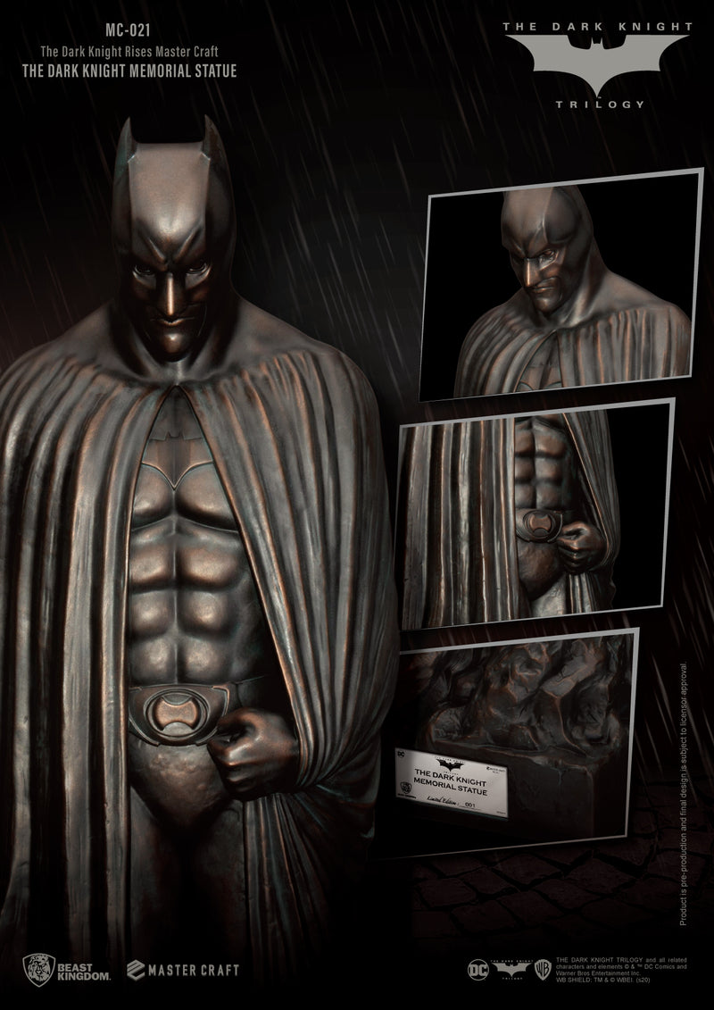 THE DARK KNIGHT RISES BEAST KINGDOM MASTER CRAFT THE DARK KNIGHT MEMORIAL STATUE MC-021