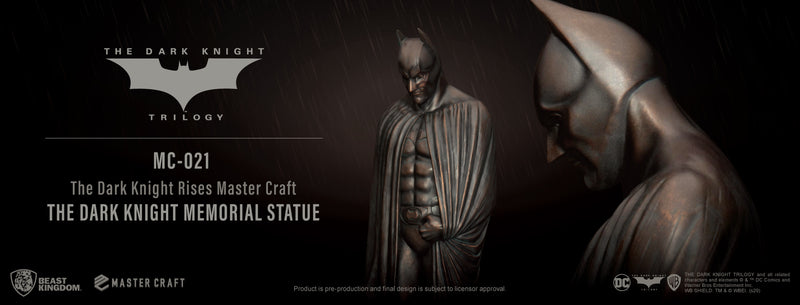 THE DARK KNIGHT RISES BEAST KINGDOM MASTER CRAFT THE DARK KNIGHT MEMORIAL STATUE MC-021