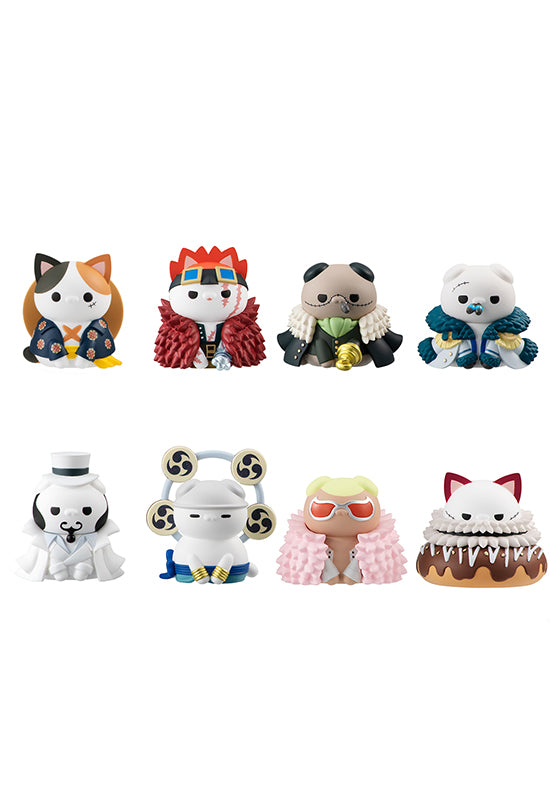 MEGA CAT PROJECT NyanPieceNyan!  MEGAHOUSE Ver. Luffy with rivals(1 Random Blind Box)