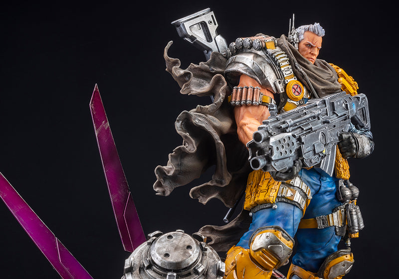 MARVEL UNIVERSE Kotobukiya CABLE FINE ART STATUE SIGNATURE SERIES -FEATURING THE KUCHAREK BROTHERS-