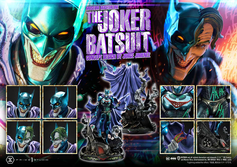 THE JOKER Prime 1 Studio BATSUIT CONCEPT DESIGN BY JORGE JIMENEZ BONUS VERSION (DC COMICS)