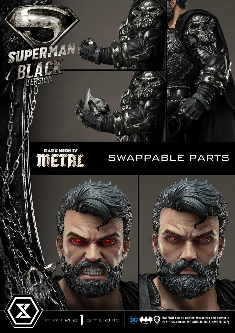 SUPERMAN Prime 1 Studio BLACK VERSION (DARK NIGHTS: METAL)