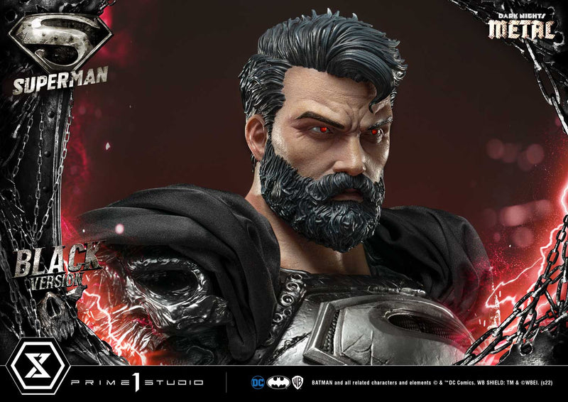 SUPERMAN Prime 1 Studio BLACK VERSION (DARK NIGHTS: METAL)