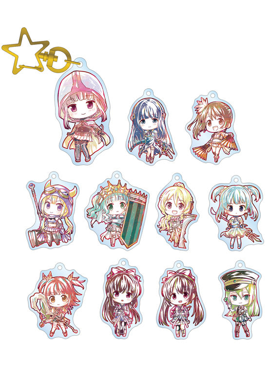 Magia Record Puella Magi Madoka Magica Side Story armabianca Trading Deformed Ani-Art Acrylic Key Chain (1 Random)