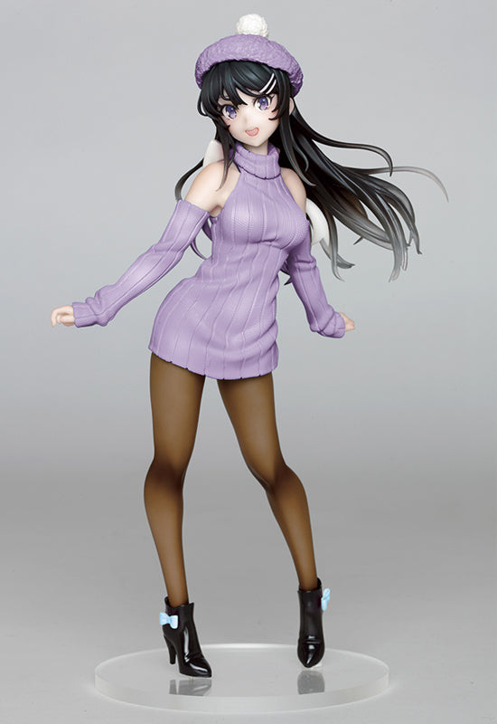 Rascal Does Not Dream of Bunny Girl Senpai TAITO Coreful Figure Mai Sakurajima Knit One-piece Ver. Renewal Edition
