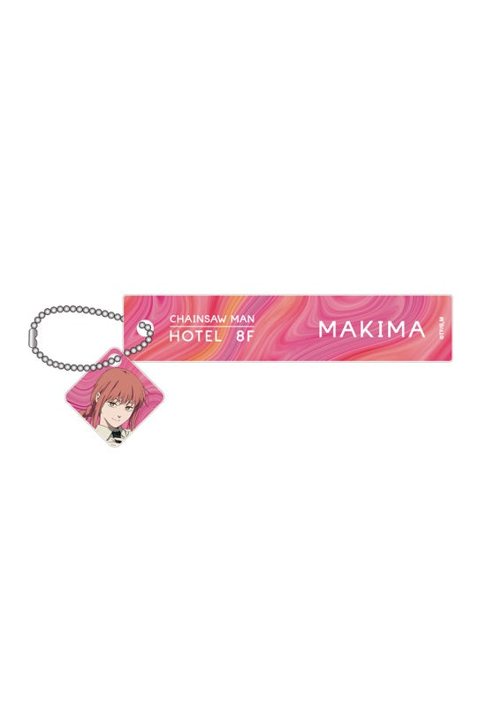 Chainsaw Man Ponycanyon Planning Hotel Key Chain Makima
